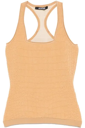 Jacquemus Top Le Debardeur Scala sin mangas