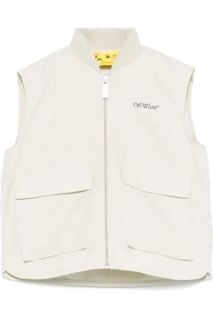 OFF-WHITE Chaleco con logo estampado