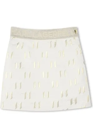 Karl Lagerfeld Minifalda con monograma en jacquard