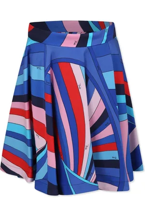 PUCCI Junior Falda con motivo abstracto