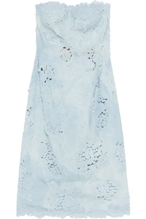 ERMANNO SCERVINO Vestido midi con apliques florales