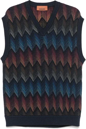 Missoni Top sin mangas en chevron degradada