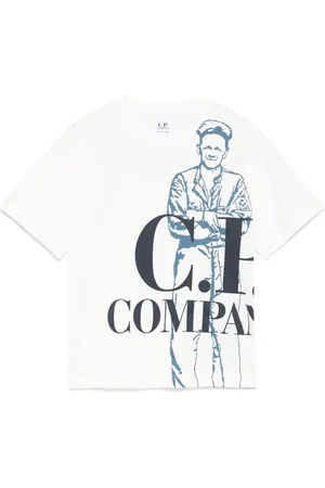 C.P. Company Camiseta con logo estampado