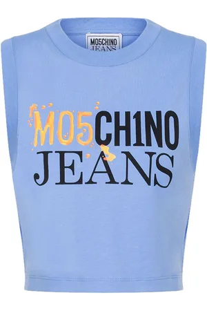 Moschino Top con logo estampado