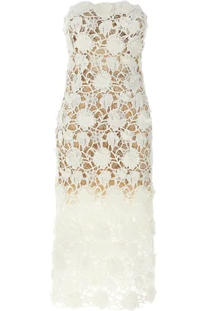 ERMANNO SCERVINO Vestido de encaje y macramé