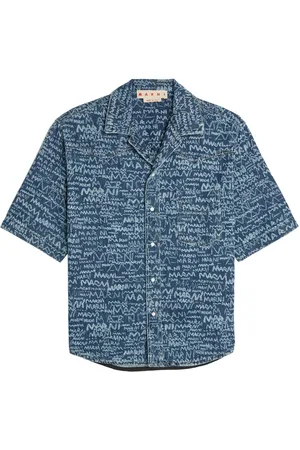 Marni Camisa vaquera Logo Western