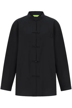 SHANGHAI TANG Blusa con cuello alzado de x Chen Man