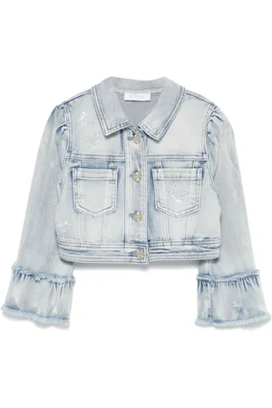 MONNALISA Chaqueta con apliques de strass