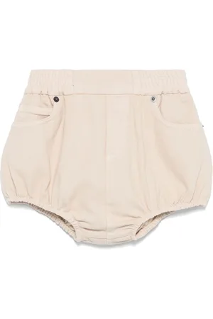 DOUUOD KIDS Bermudas con logo bordado