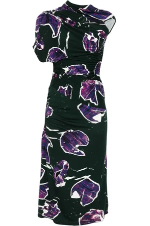 Colville Vestido midi cruzado