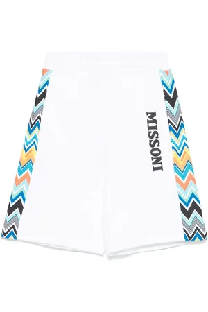 Missoni Pantalones cortos de deporte con estampado en zigzag