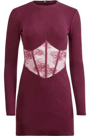 FLEUR DU MAL Vestido Bouquet Lace Boned