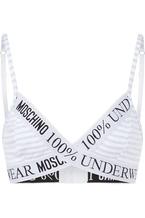 Moschino Sujetador triangular a rayas