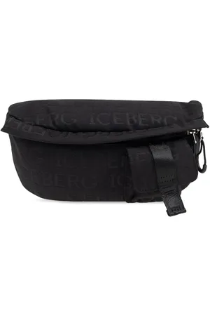 Iceberg Riñonera con logo en jacquard