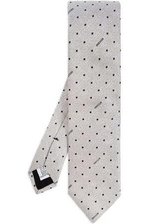 Moschino Corbata con motivo de lunares
