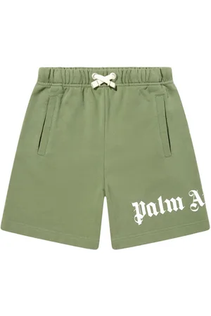 Palm Angels Pantalones cortos de chándal con logo