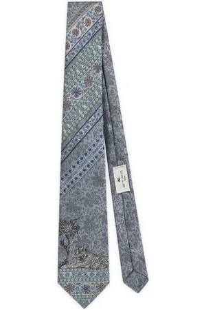 Etro Corbata con motivo en jacquard