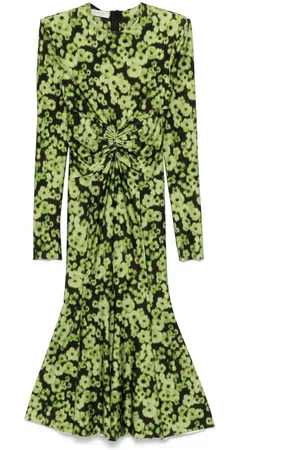 Serafini Vestido midi con estampado floral