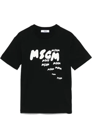 Msgm Camiseta con logo estampado