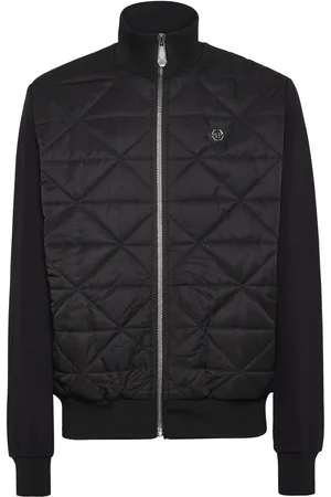 Philipp Plein Plumífero con placa del logo