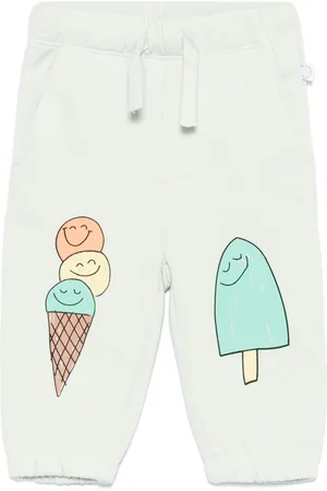 Stella McCartney Pantalones de chándal con helado estampado