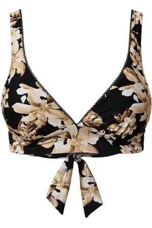 Twin-Set Top de bikini con estampado floral
