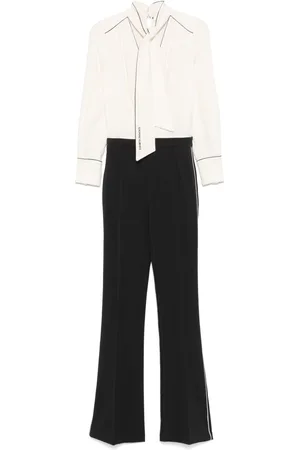 Elisabetta Franchi Mono largo de georgette