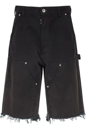 Maison Margiela Bermudas con efecto envejecido