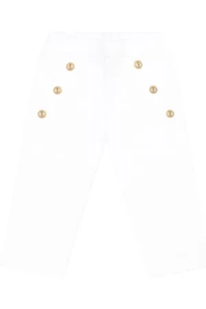 Balmain Pantalones con botones grabados