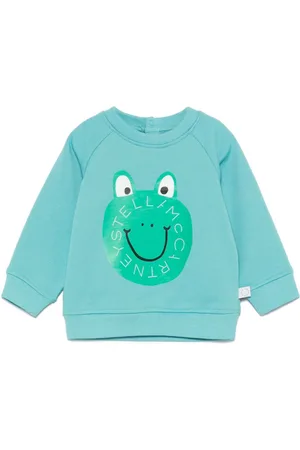 Stella McCartney Sudadera con rana estampada