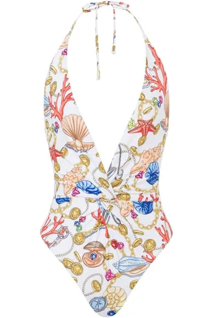 Moschino Bañador con estampado de conchas