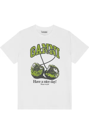 Ganni Camiseta estampada