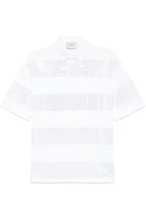 COPERNI Polo con rayas de cristal