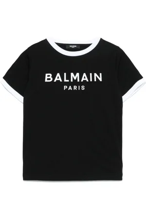 Balmain Camiseta con logo en relieve