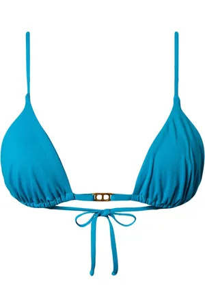 Twin-Set Top de bikini con diseño triangular