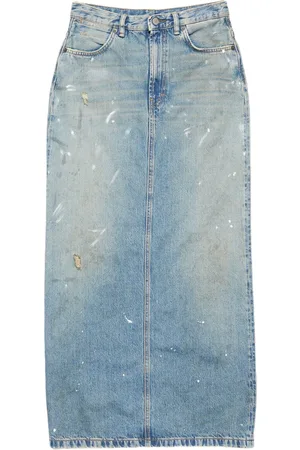 Acne Studios Falda larga vaquera