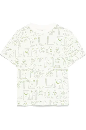 Stella McCartney Camiseta con logo estampado
