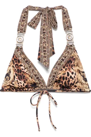 Camilla Top de bikini con diseño triangular