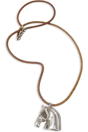 Hermès Collar con colgante de caballo 1990-2000