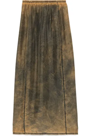Maison Margiela Falda midi de seda