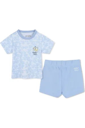 Kenzo Conjunto con pantalones cortos y camiseta de algodón orgánico