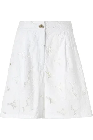GENNY Pantalones cortos de encaje floral
