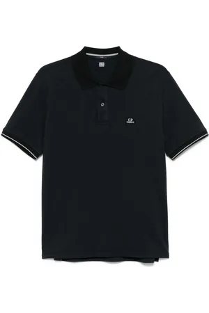 C.P. Company Polo con parche del logo