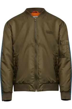 Maison Margiela Chaqueta bómber con motivo de números