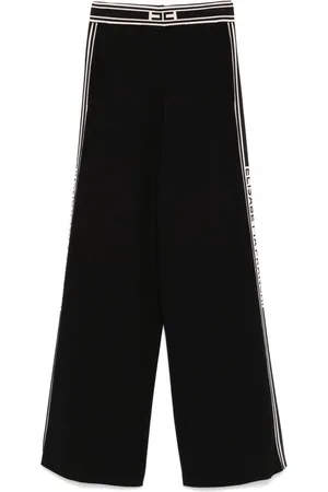 Elisabetta Franchi Pantalones con franjas en contraste