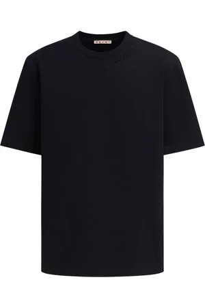 Marni Camiseta de algodón con cuello redondo