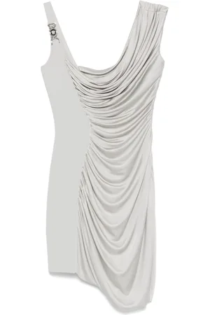 VERSACE Vestido corto con placa de cabeza de Medusa