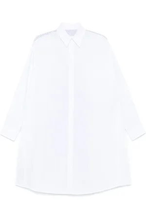 Maison Margiela Vestido camisero a rayas