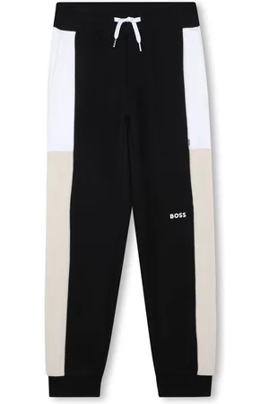 HUGO BOSS Pantalones de chándal con diseño colour block