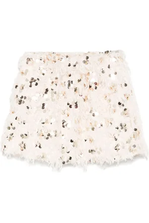 DOUUOD KIDS Falda corta con lentejuelas